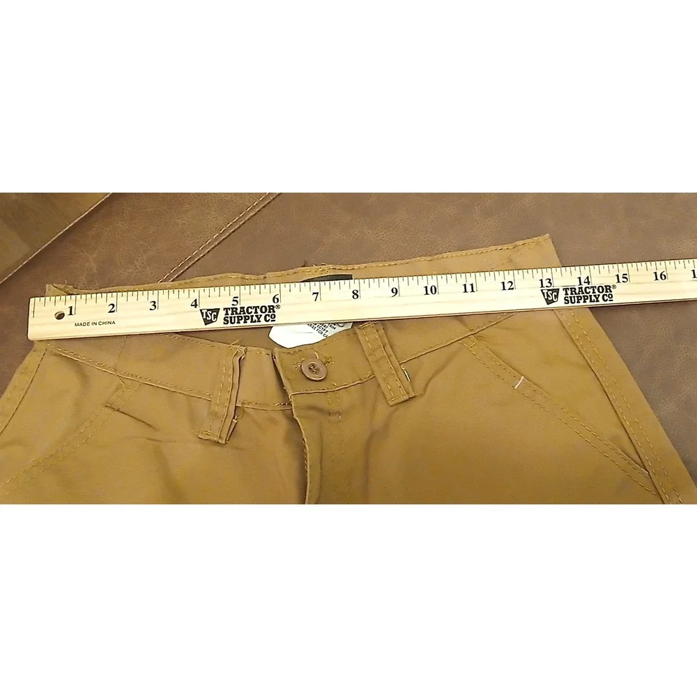 Cargo Shorts Youth Size 18 Tan Khaki Utility Multi Pocket Casual Jeanetix Boys